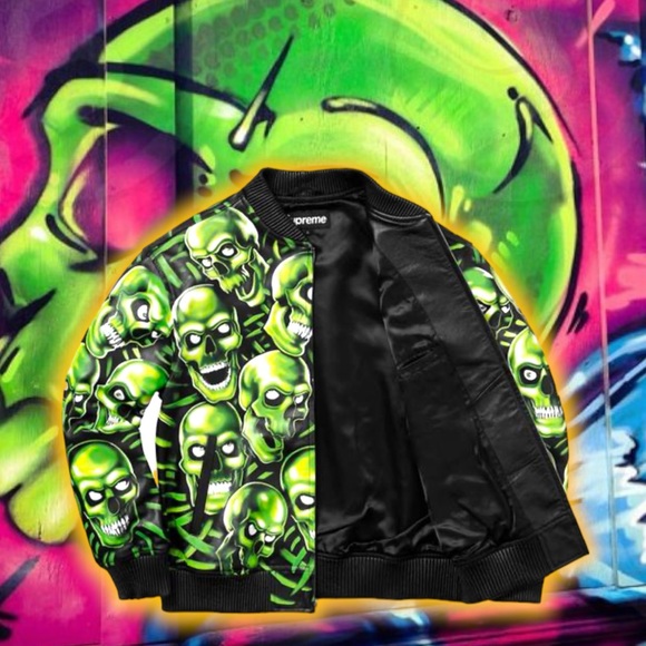 Supreme Skull Pile 💀 Leather Jacket 🧥 - Picture 3 of 8